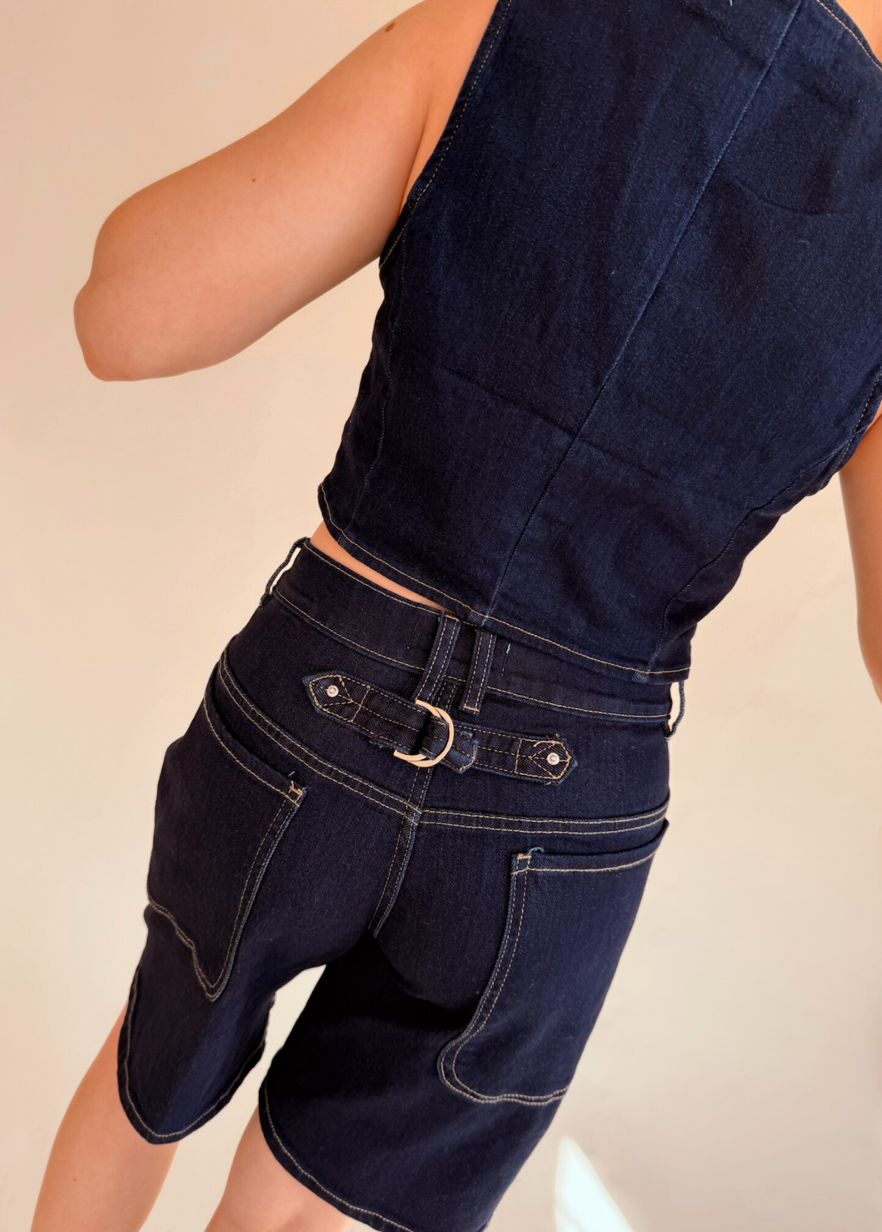 Denim Shorts - Dark Blue
