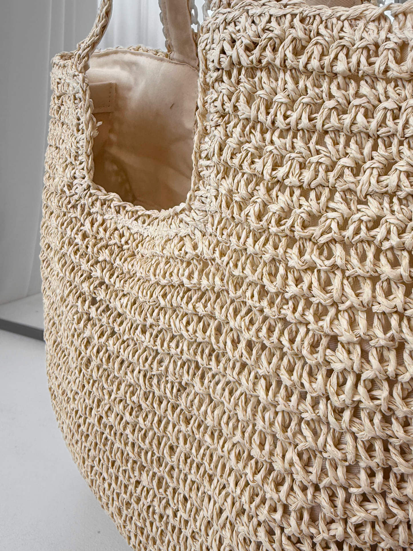 Woven Tote - Cream