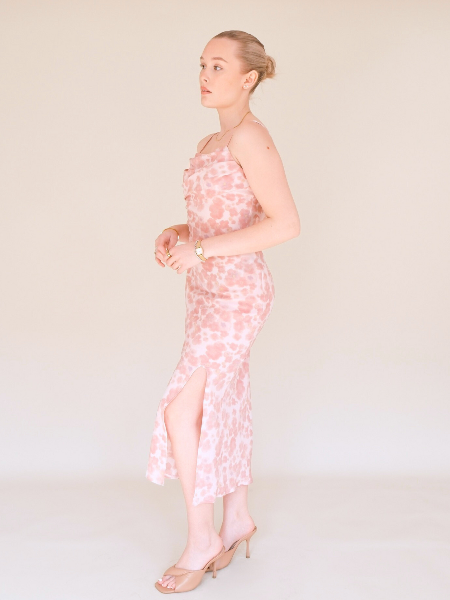 OTC Occasion - Pink Floral Dress