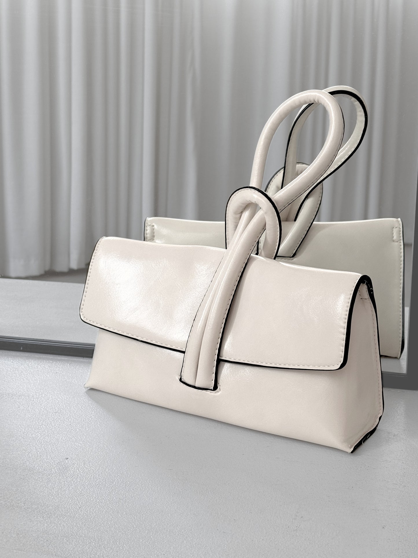 Loop Mini Clutch - Soft Ivory