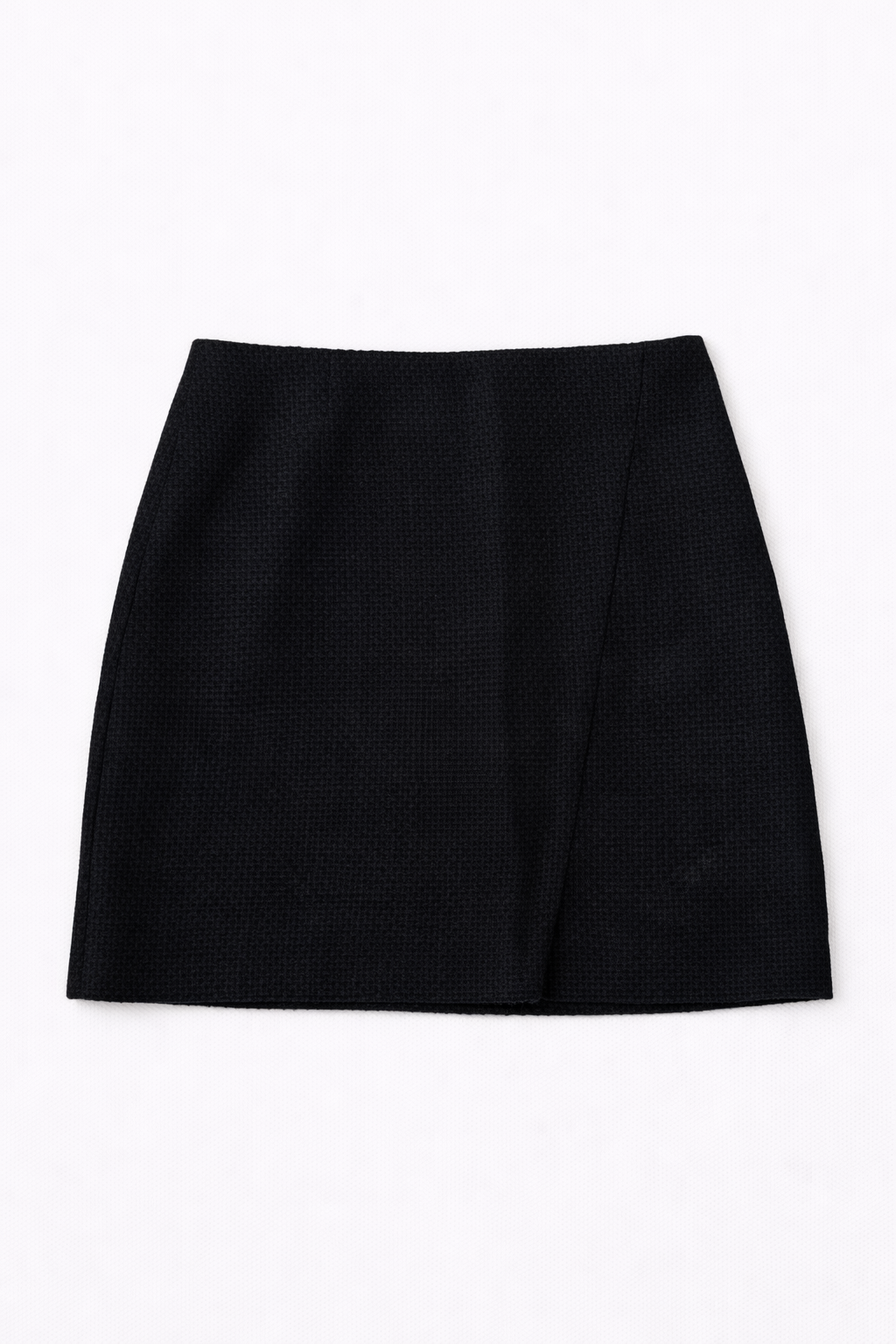 A-Line Tailored Mini Skirt - Black