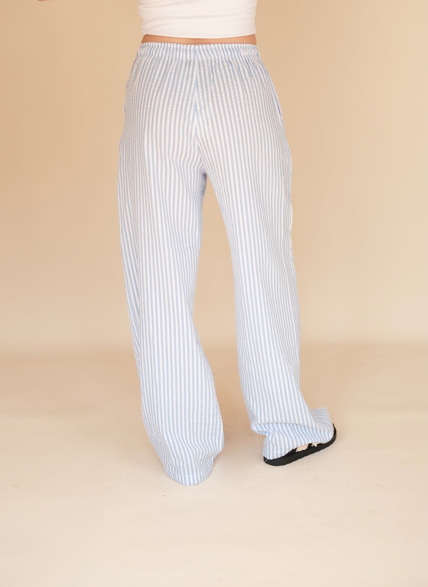 OTC Basics - Blue & White Striped Trousers