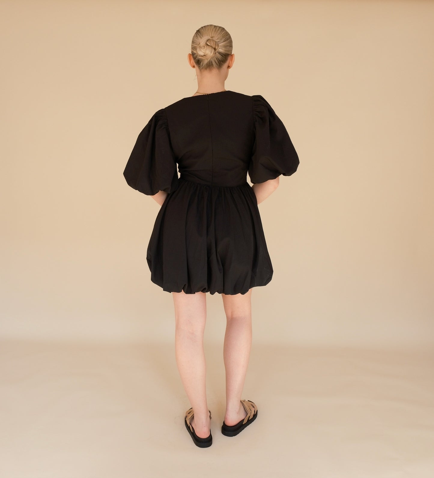 OTC Occasion - Puff Sleeve Mini Dress