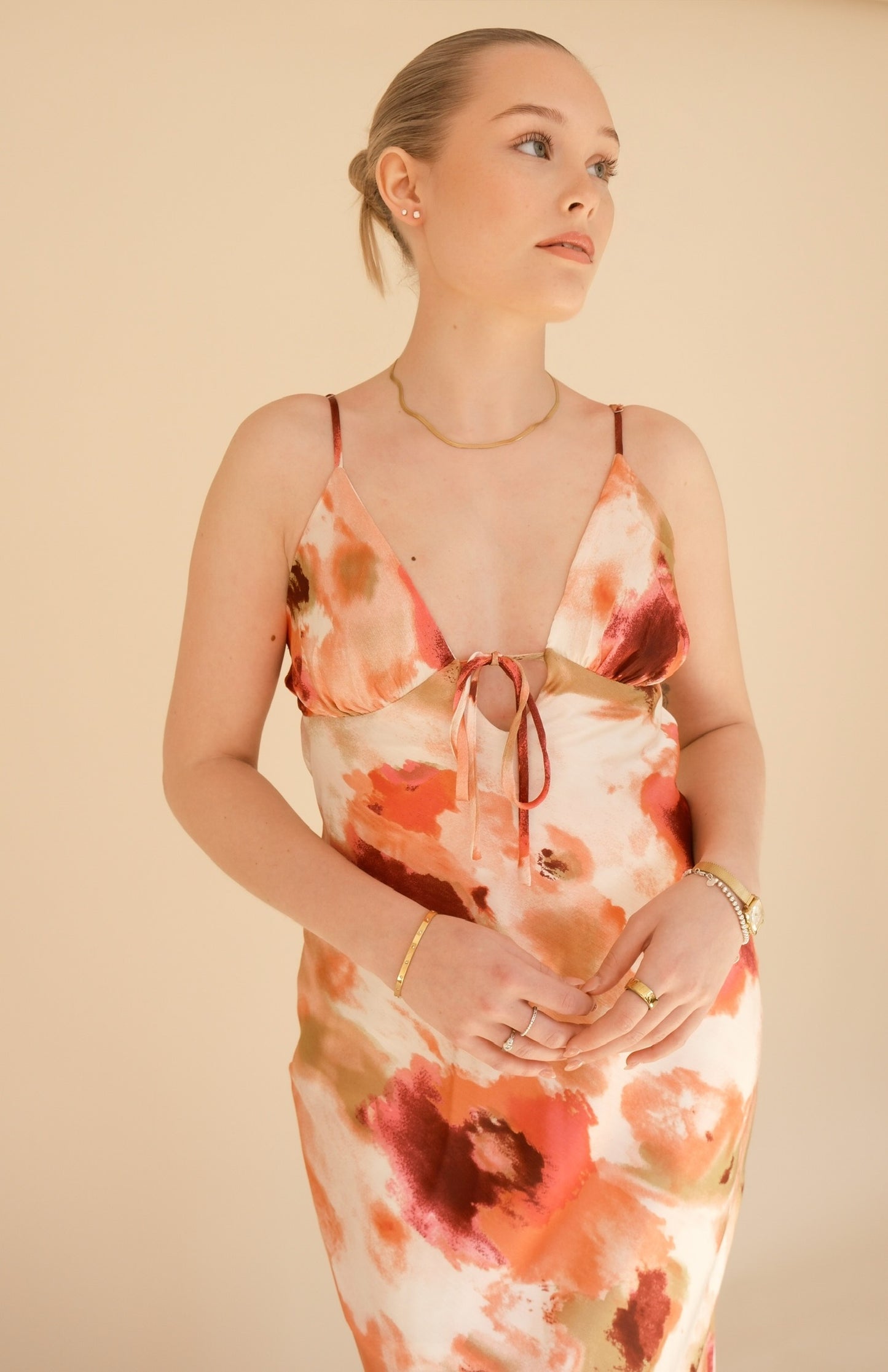 OTC Occasion - Floral Watercolour Dress