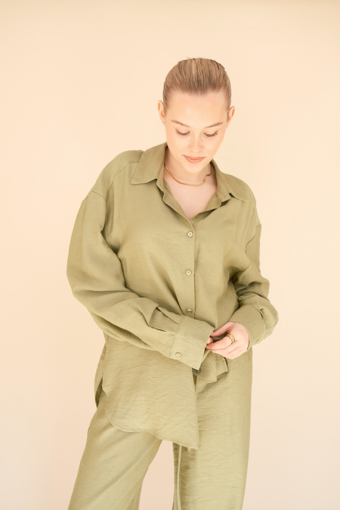 OTC Basics - Green Shirt & Trouser Co-Ord