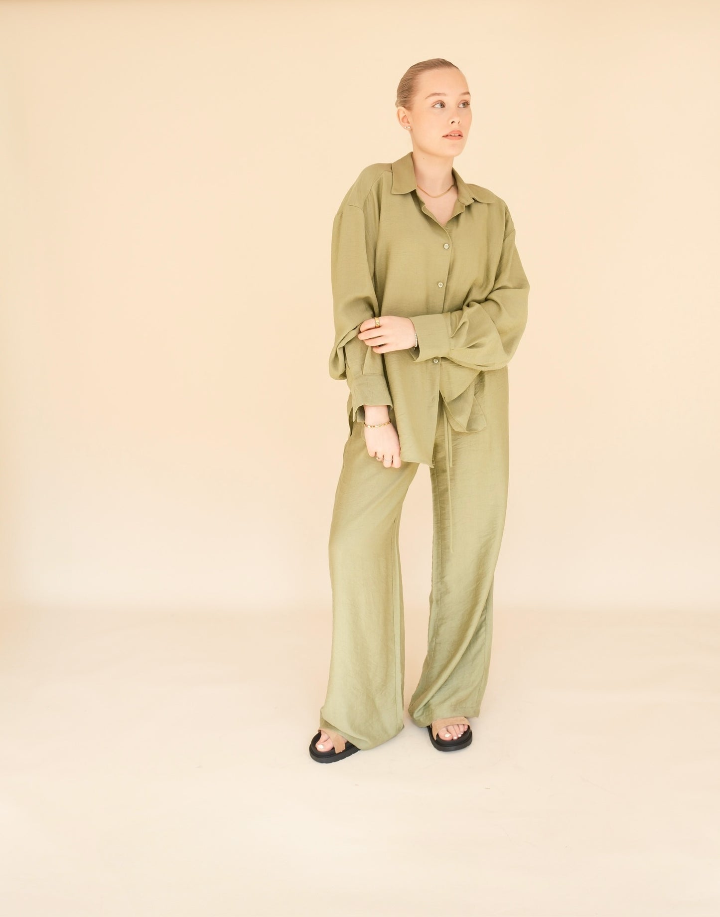 OTC Basics - Green Shirt & Trouser Co-Ord