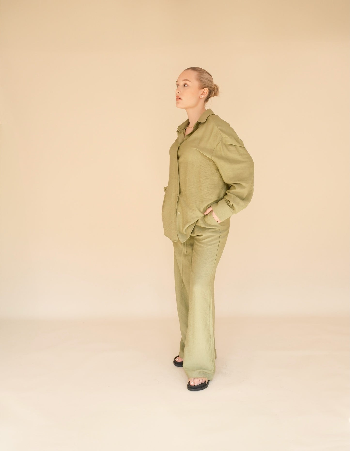 OTC Basics - Green Shirt & Trouser Co-Ord