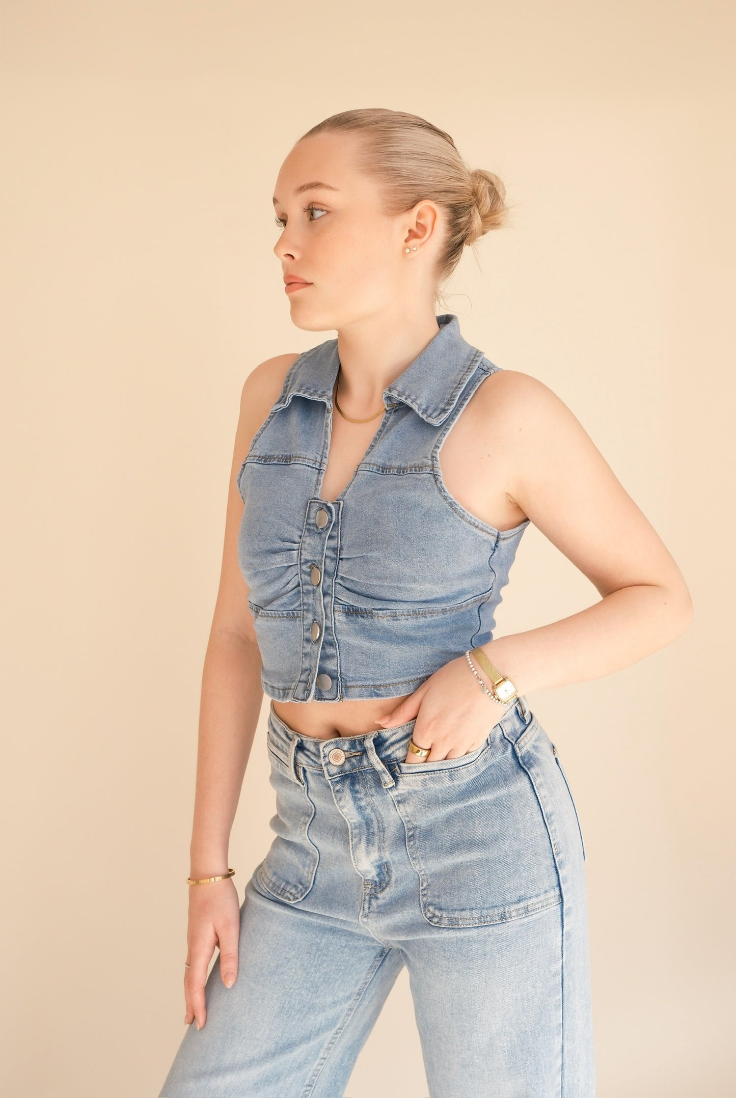 OTC Premium - Denim Waistcoat