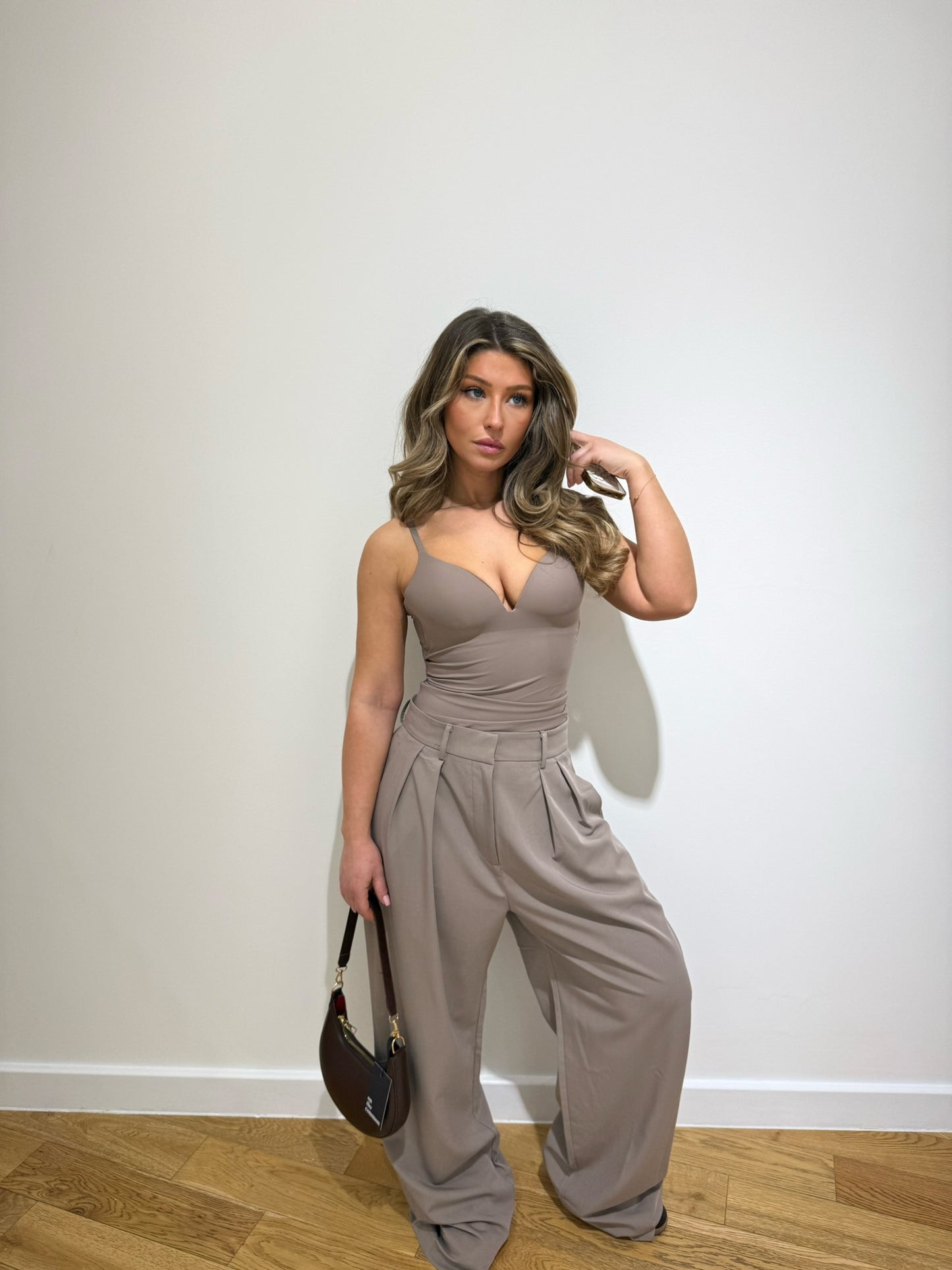 Tailored Trouser - Taupe
