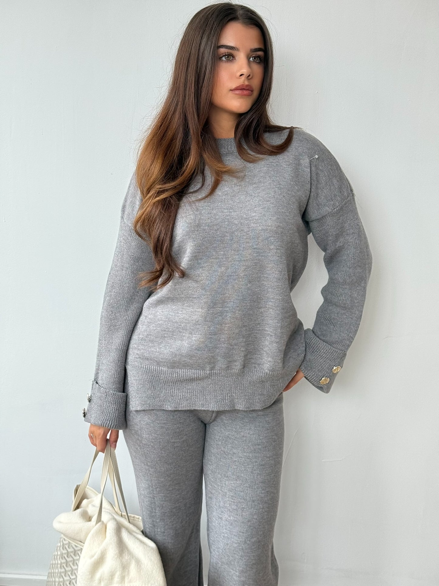 Jumper & Trouser Set - Grey