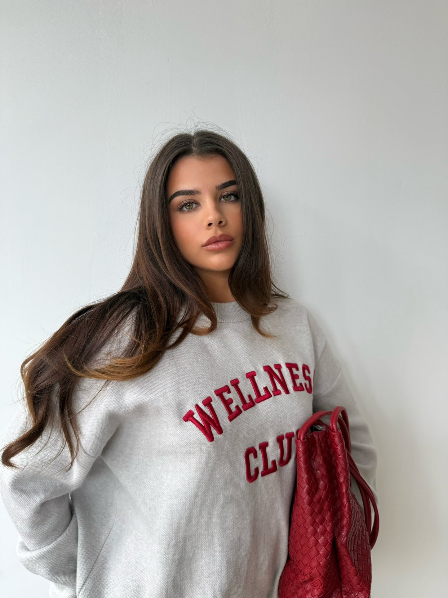 “Wellness Club” Sweatshirt - Grey