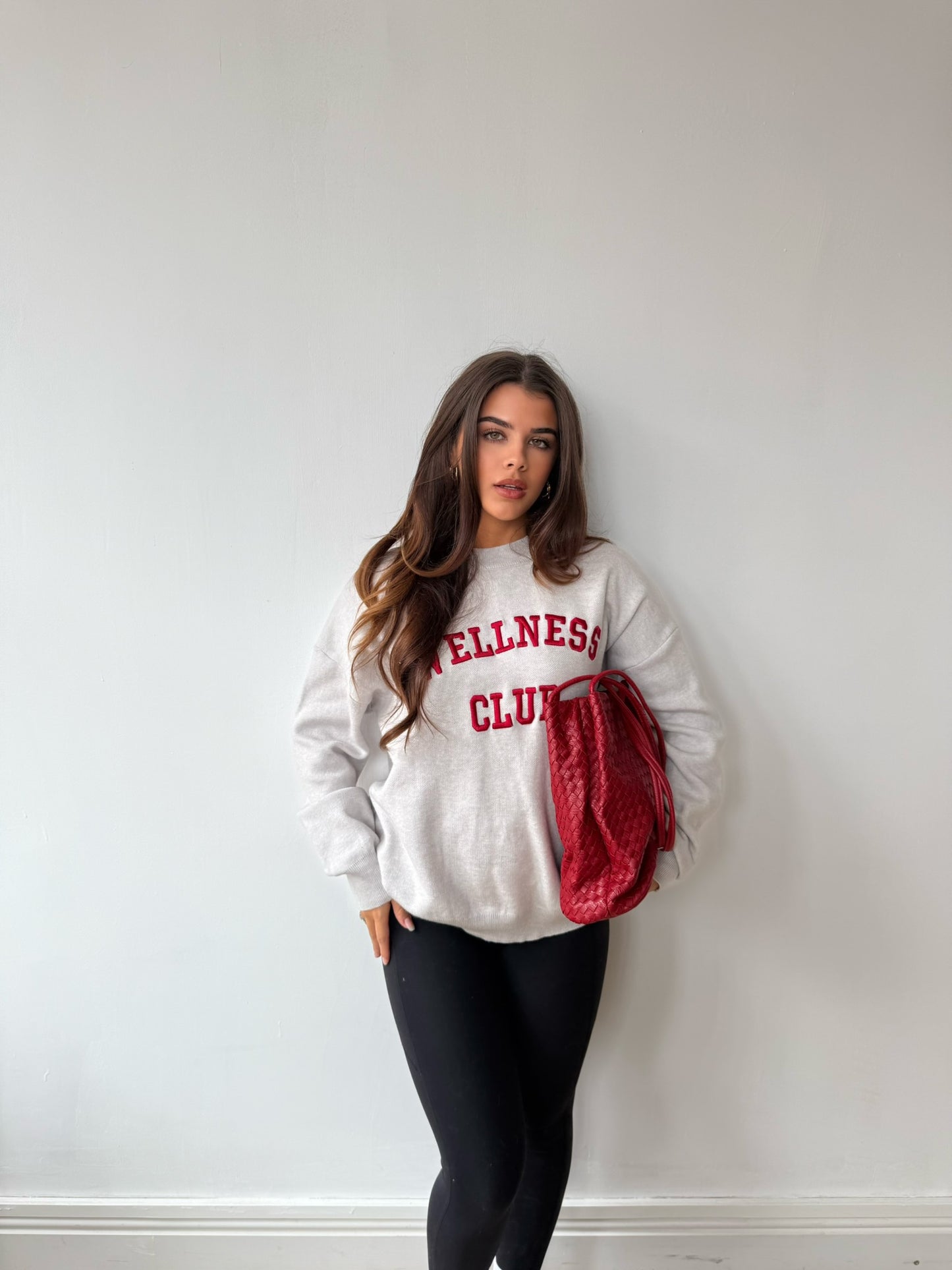 “Wellness Club” Sweatshirt - Grey