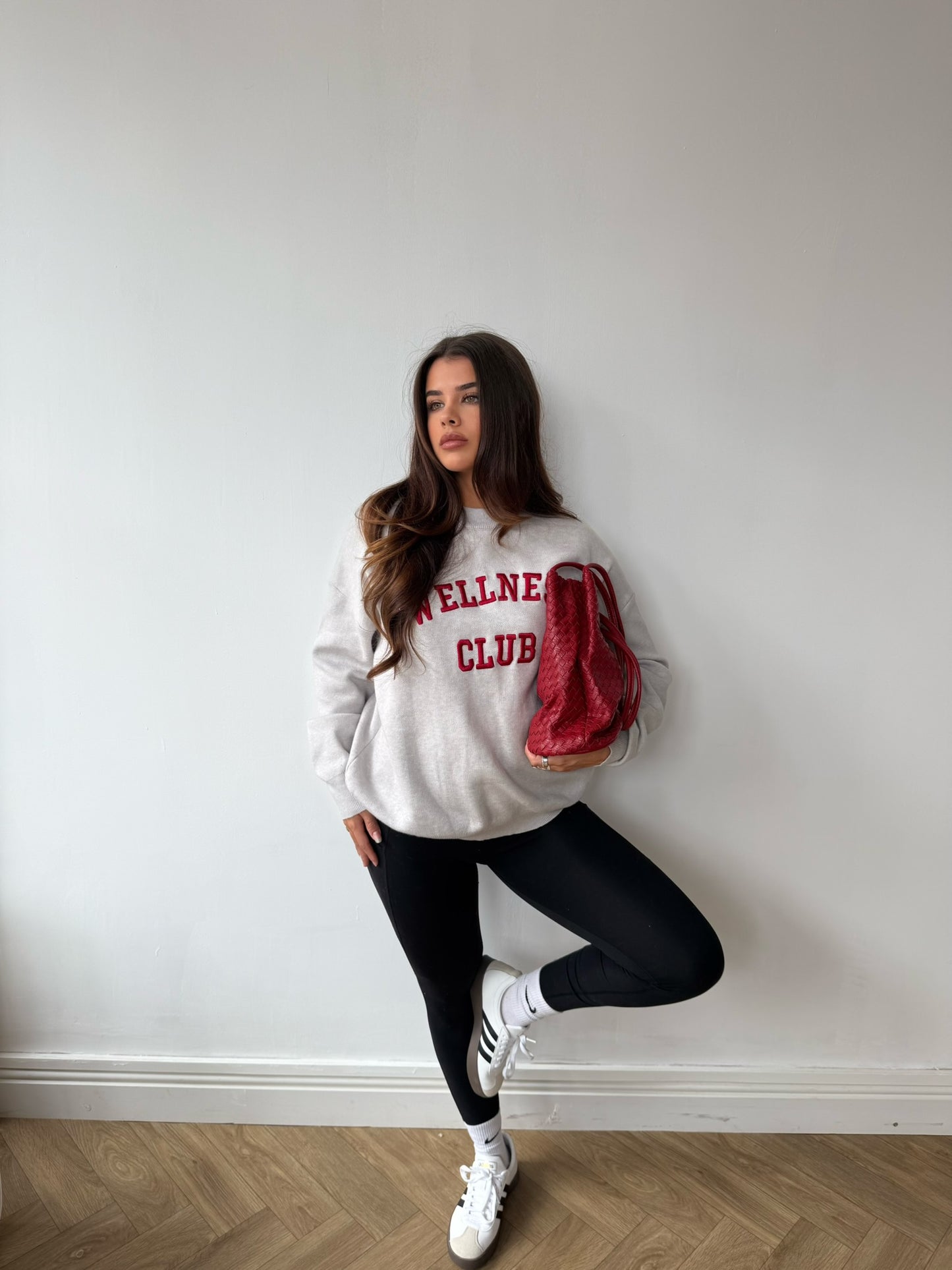 “Wellness Club” Sweatshirt - Grey
