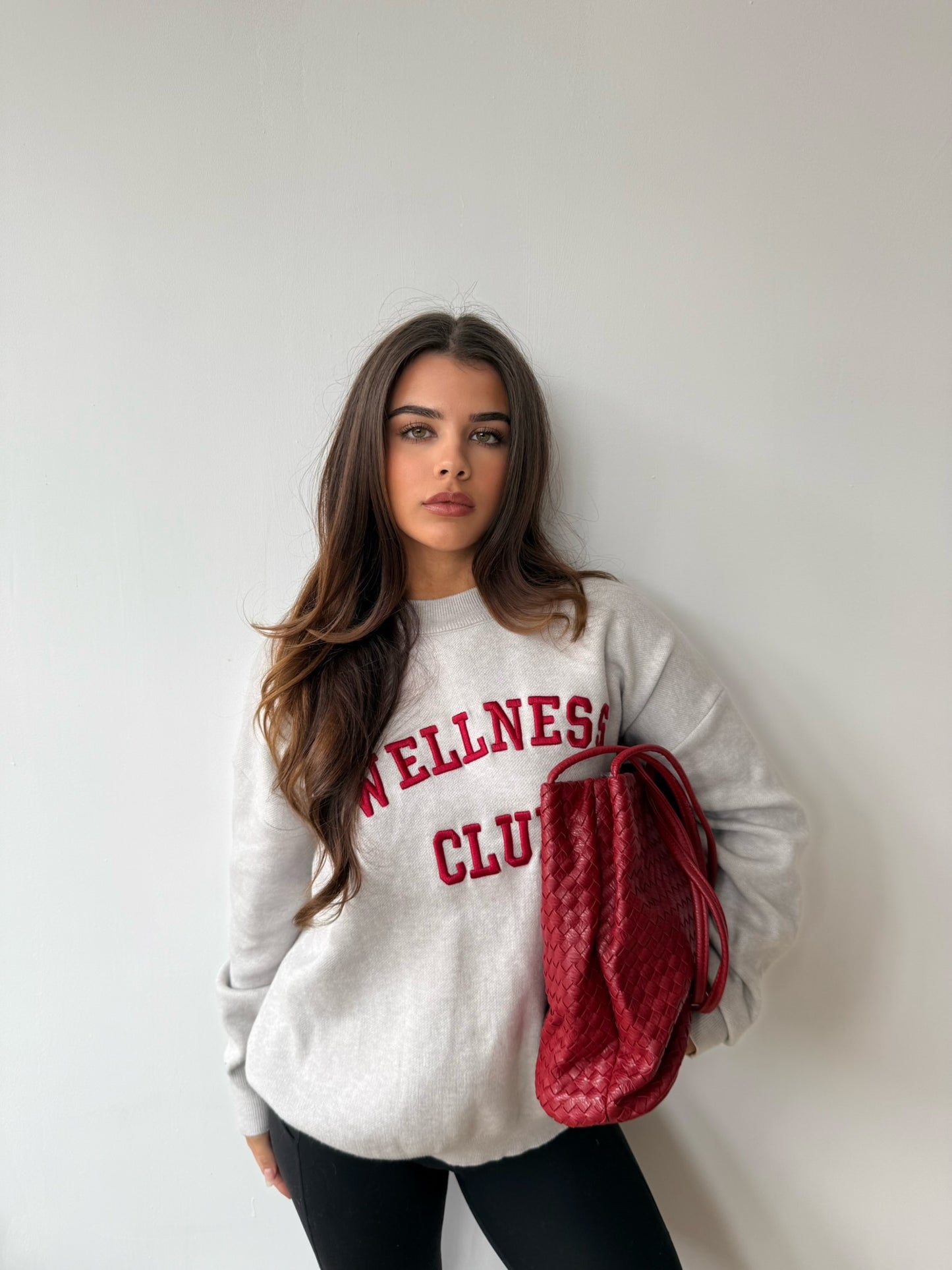 “Wellness Club” Sweatshirt - Grey