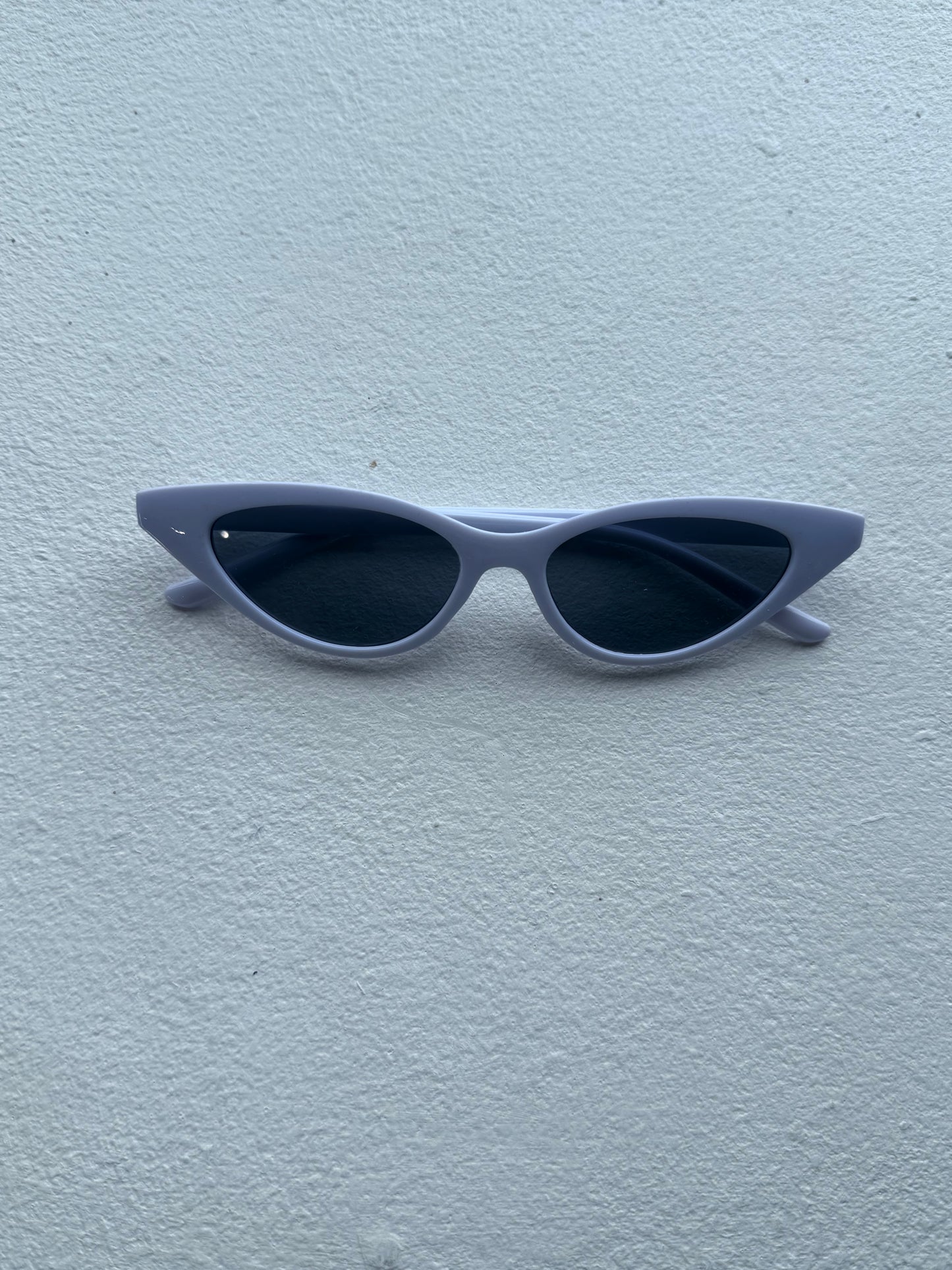 White Cat Eye Sunglasses