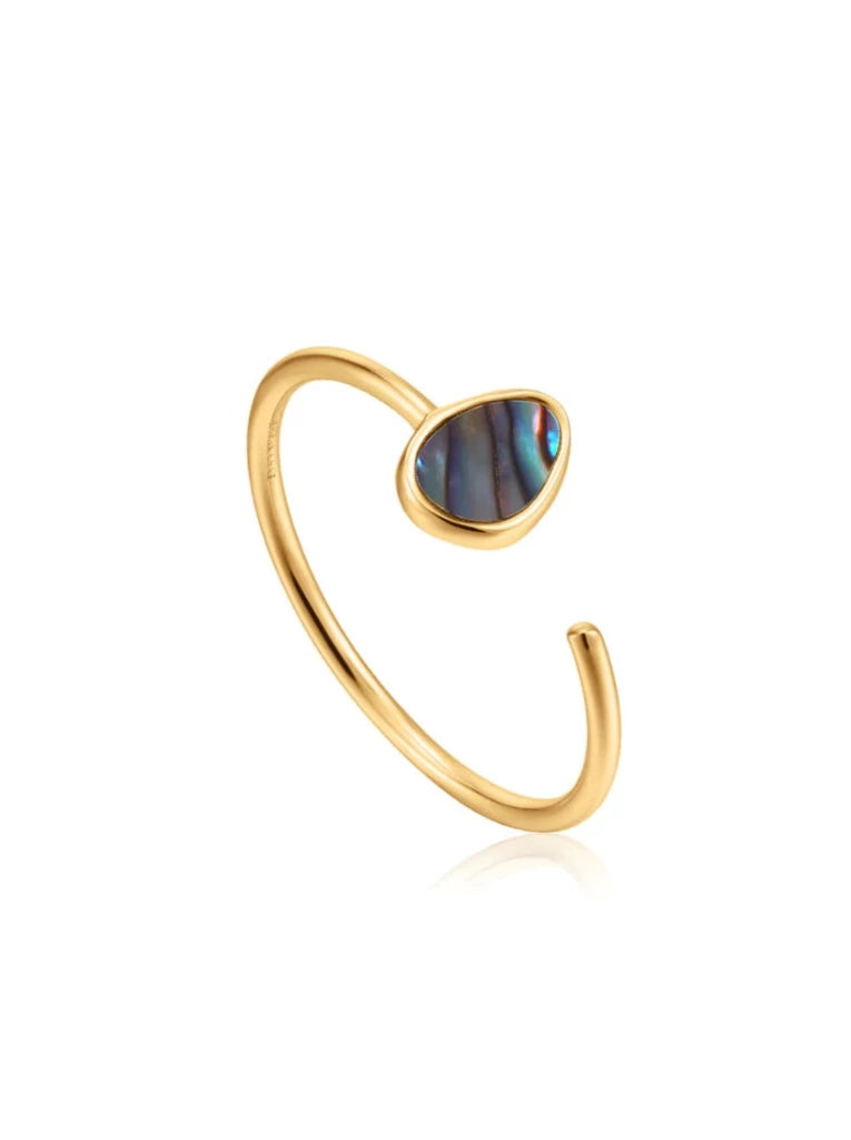 Tidal Turquoise Adjustable Ring