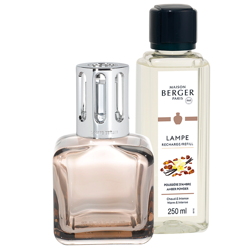 Beige Ice Cube gift pack Lampe Berger