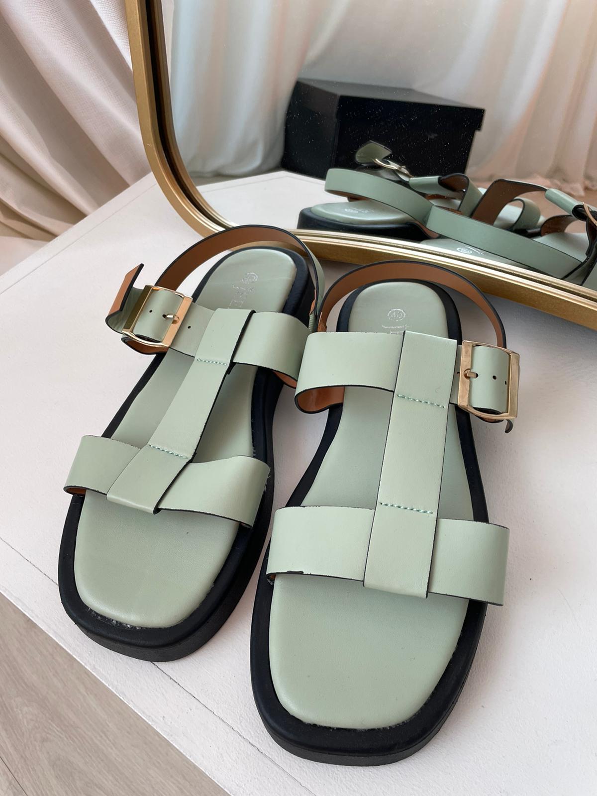Sage Sandals