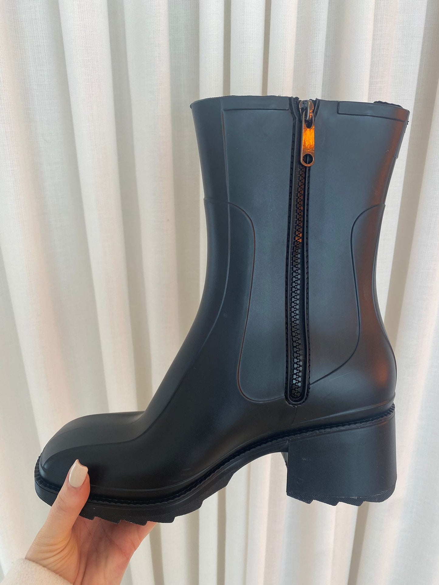 Chloe square toe boot