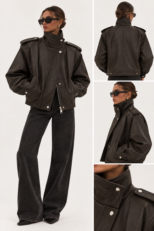 Aurora Faux Leather Jacket