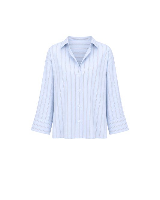 Striped Shirt - Blue/White