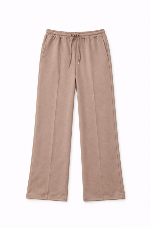 Straight Leg Jogger - Taupe