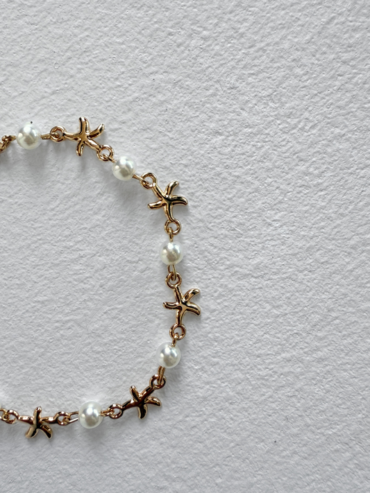 Pearl & Starfish Bracelet