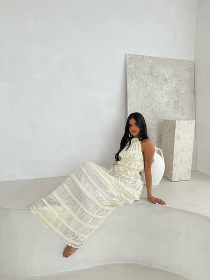 Ruffle Maxi Skirt