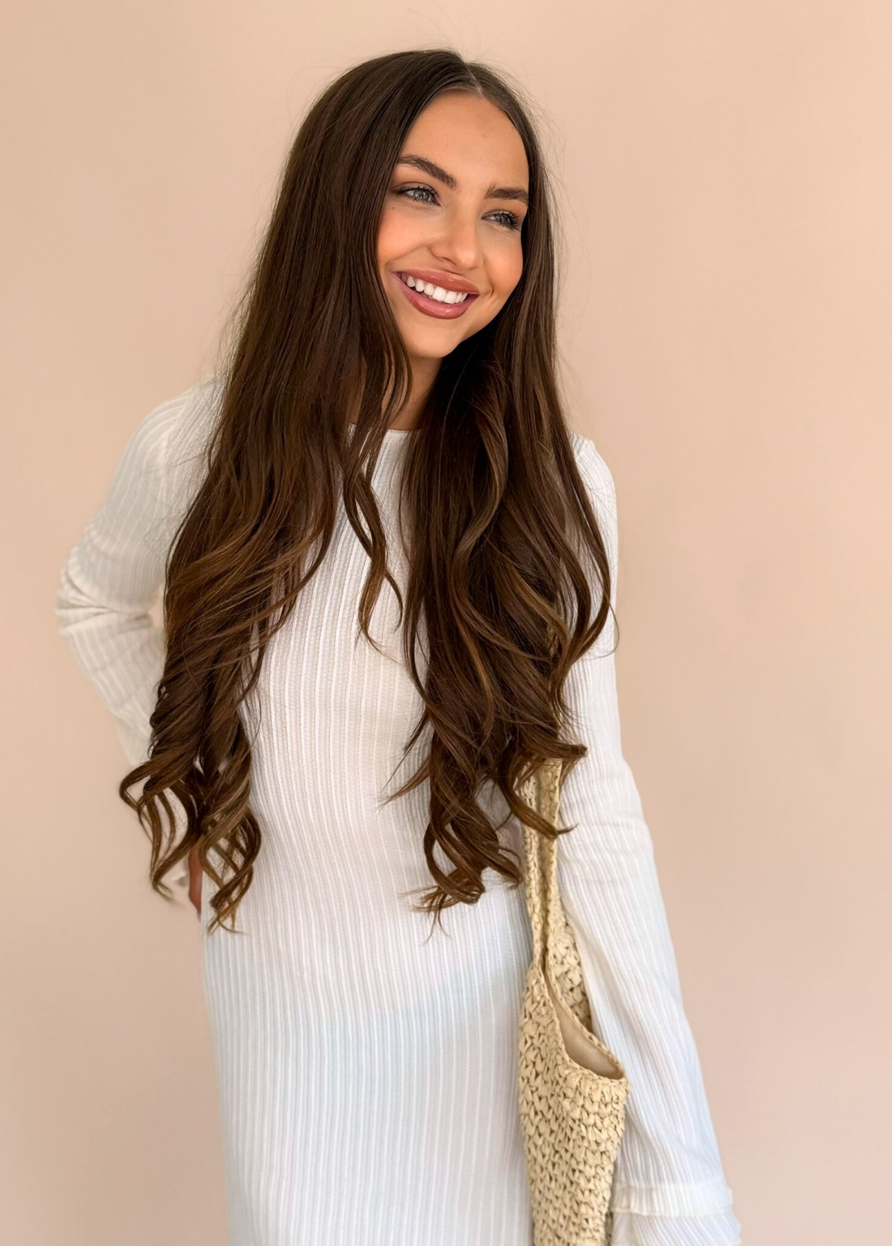 Long Sleeve Maxi - Cream