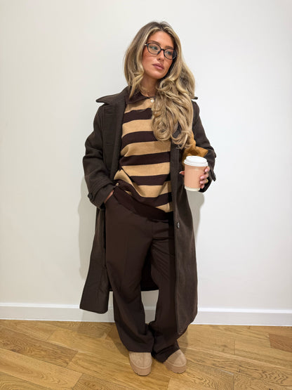 Tailored Trouser - Chocolate
