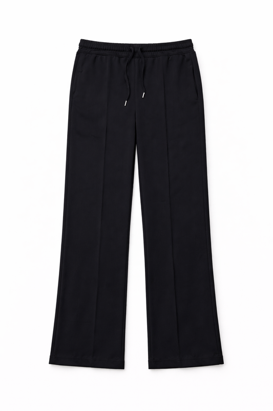 Straight Leg Jogger - Black