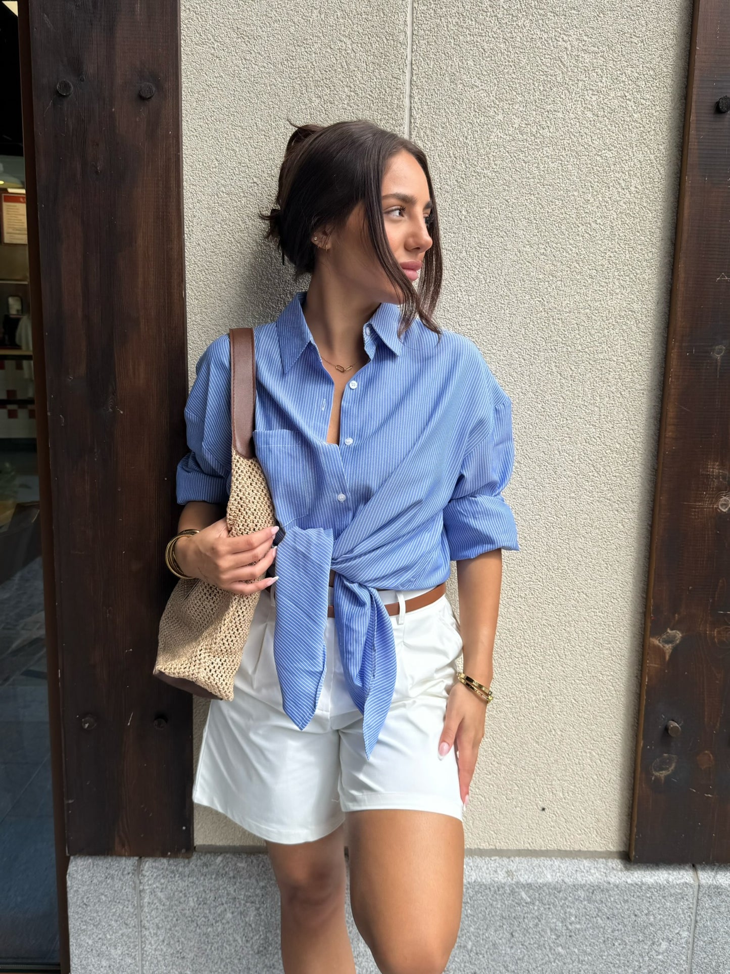 Cannes Striped Shirt