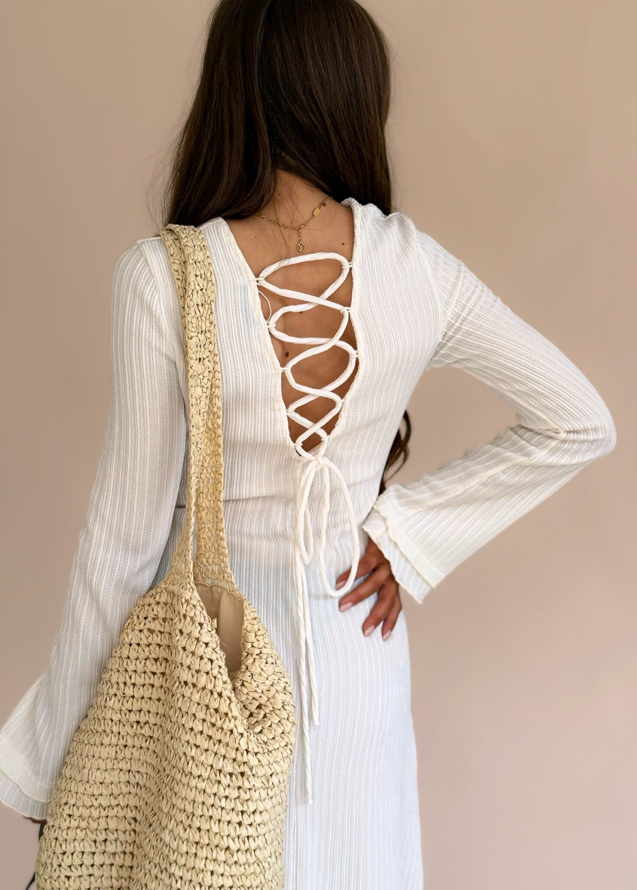 Long Sleeve Maxi - Cream