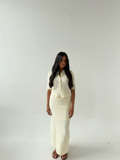 Crinkle Maxi Skirt