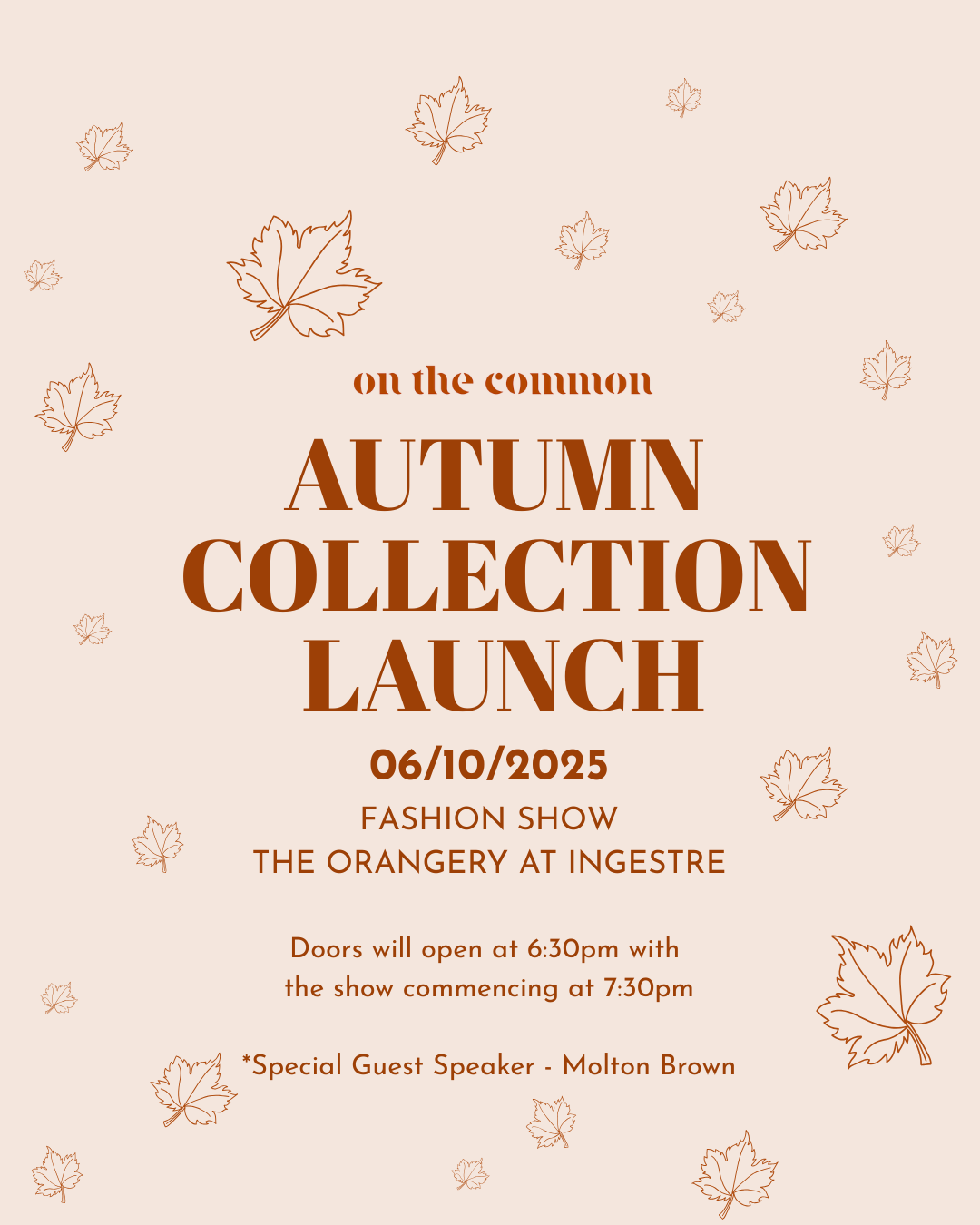 Autumn Fashion Show - October 2025