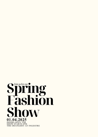 Spring Fashion Show 2025