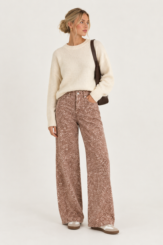 Bambi Stretch Wide Leg Jean