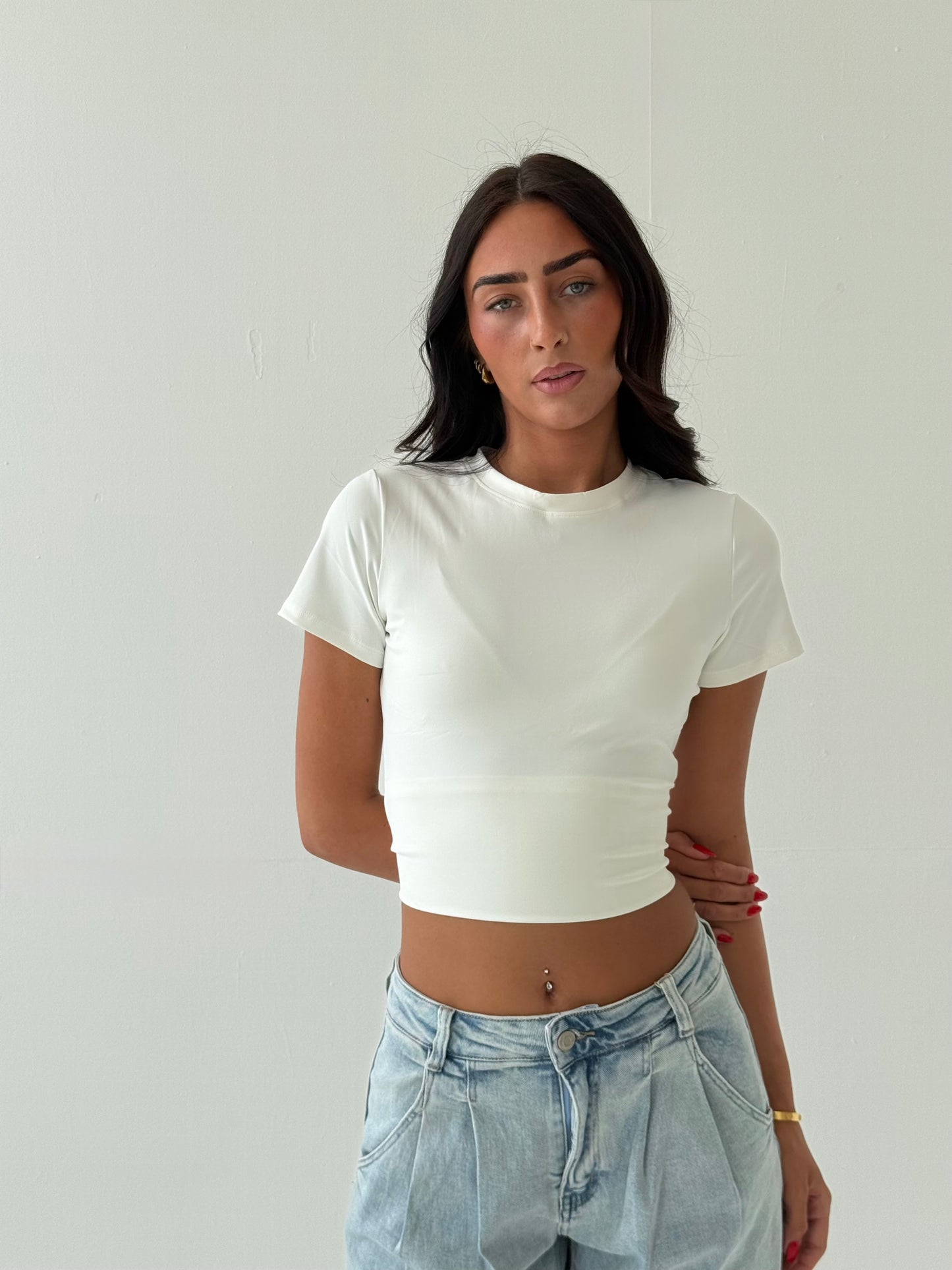 Paradise Mid Rise Stretch Straight Leg Jean