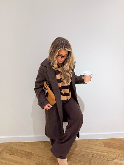 Tailored Trouser - Chocolate