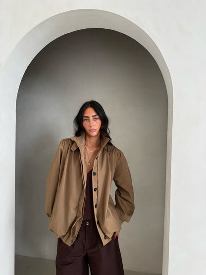 Maysa Funnel Neck Jacket