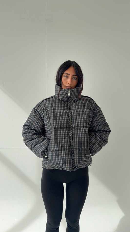 Eden Plaid Puffer Jacket
