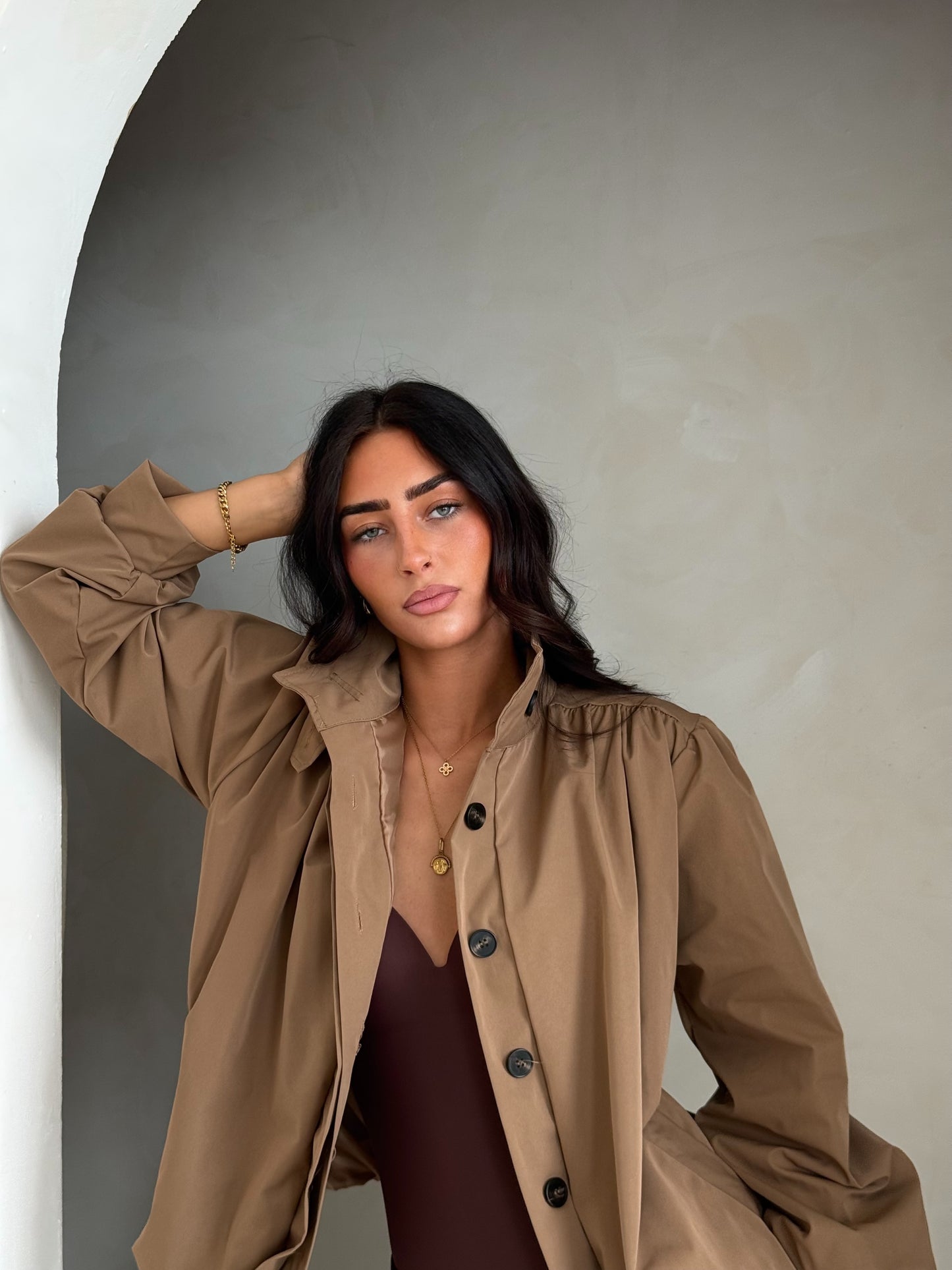 Maysa Funnel Neck Jacket