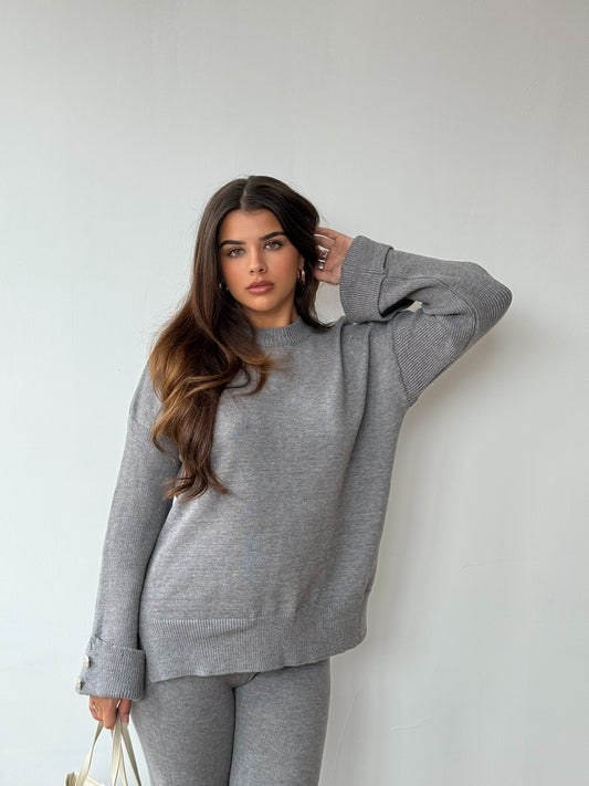 Jumper & Trouser Set - Grey