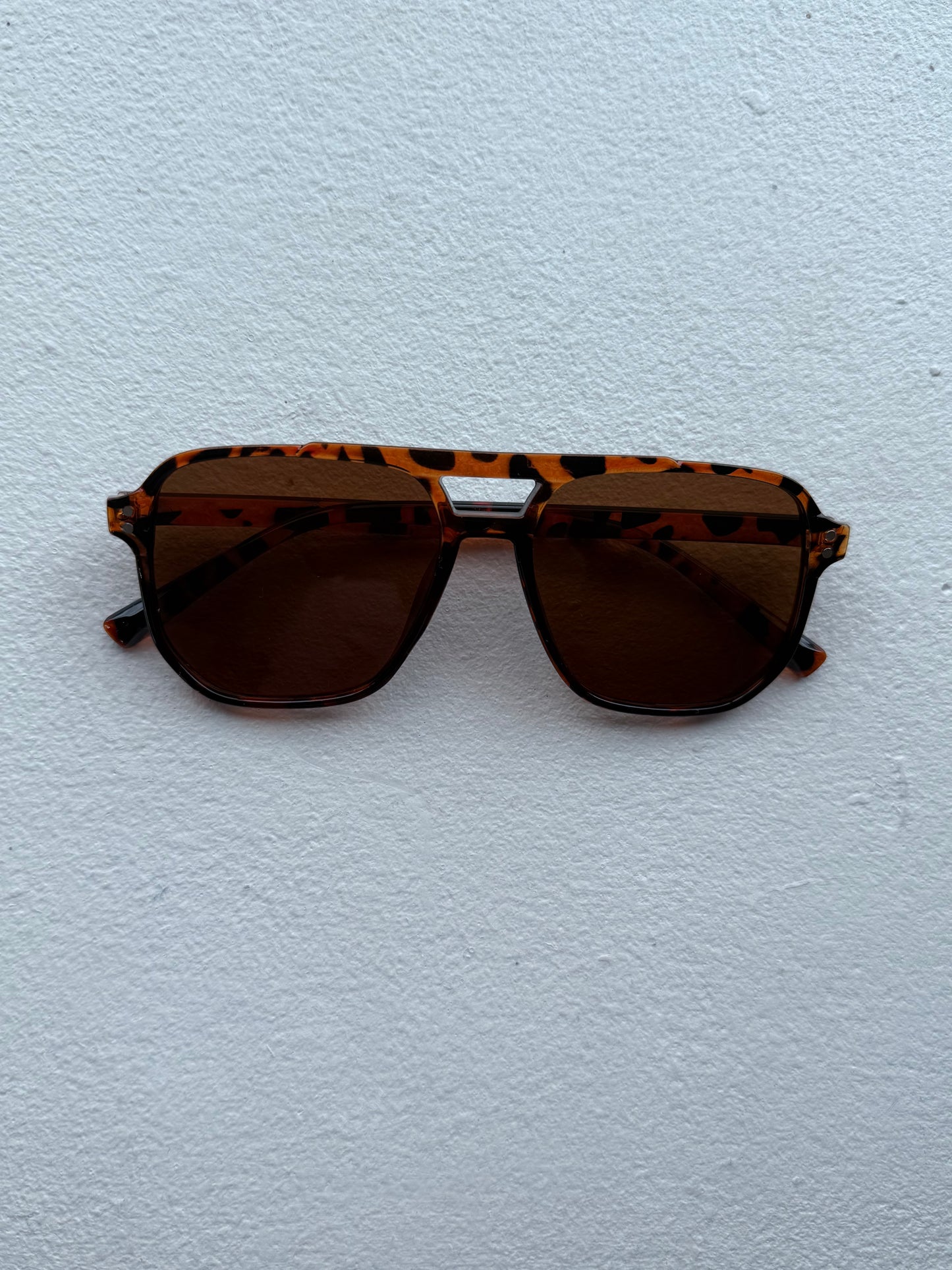 Tortoiseshell Aviator Sunglasses