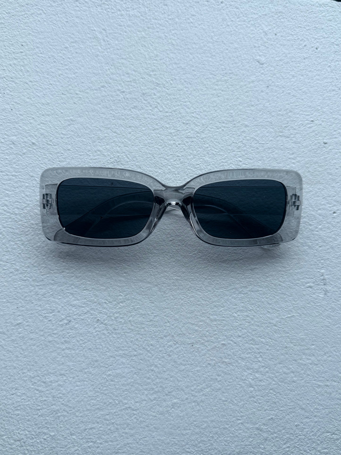 Grey Rectangle Sunglasses
