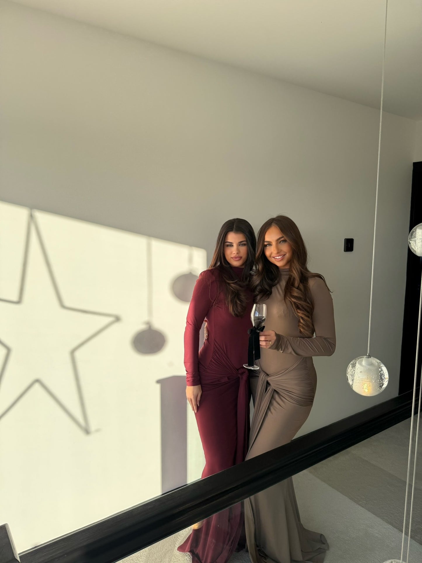 Maxi Dress with Wrap Tie Waist Detail