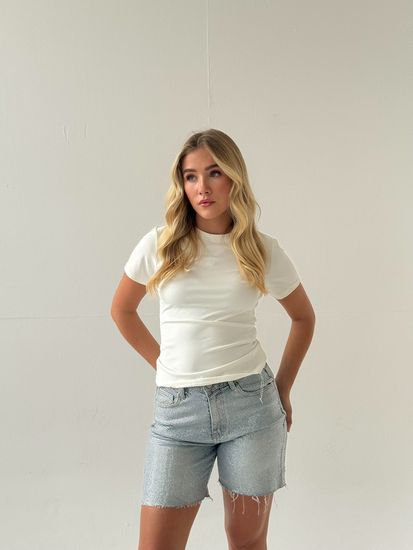 Luna Diamante Stretch Jorts