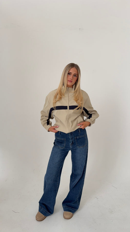 Carli Funnel Neck Windbreaker