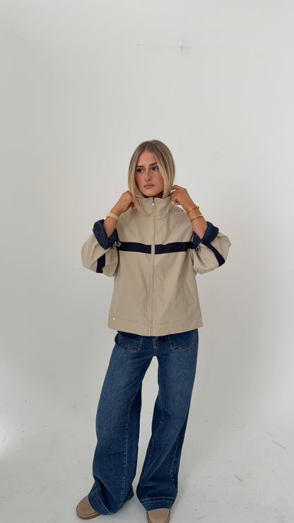 Carli Funnel Neck Windbreaker