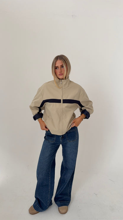 Carli Funnel Neck Windbreaker